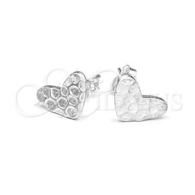 Sterling Silver Stud Earring, Polished, Silver Finish, 02.392.0026 for wholesale, main product view