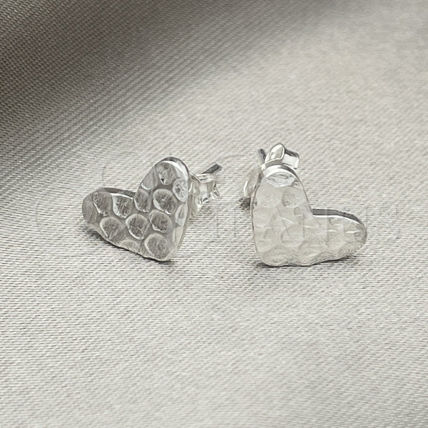 Sterling Silver Ring — Stud Earring Polished 02. — main product view — SKU 151743 | Plata 925 anillo — Stud Earring pulido 02. — SKU 151743