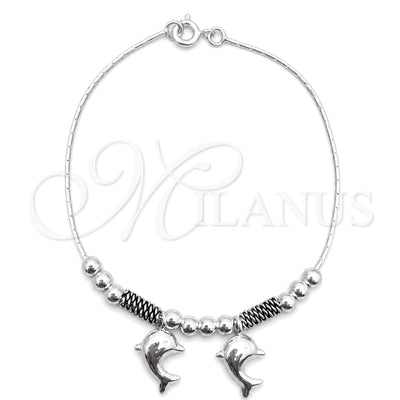 Plateada Plata Esterlina Pulsera, vista principal del producto de Plata 925 por Mayoreo, vista principal del producto