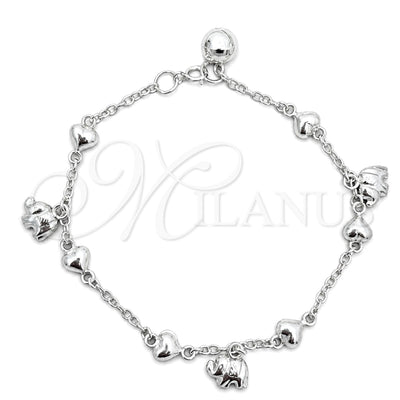 Plateada Plata Esterlina Pulsera, vista principal del producto de Plata 925 por Mayoreo, vista principal del producto