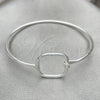 Sterling Silver Individual Bangle, Polished, Silver Finish, 07.409.0001