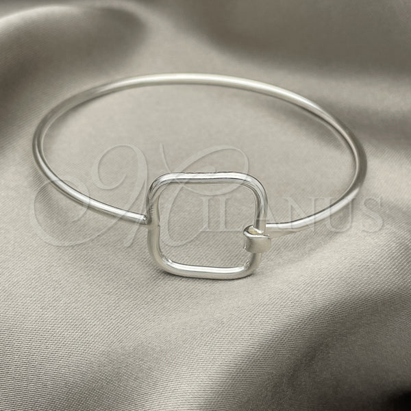 Sterling Silver Individual Bangle, Polished, Silver Finish, 07.409.0001