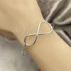 Sterling Silver Individual Bangle, Infinite Design, Polished, Silver Finish, 07.409.0002 (04 MM Thickness, One size fits all)