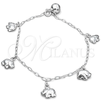 Plateada Plata Esterlina Pulsera, vista principal del producto de Plata 925 por Mayoreo, vista principal del producto