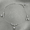 Sterling Silver Fancy Bracelet, Ball Design, Polished, Silver Finish, 03.407.0003.07 (7 Inches Length)