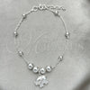 Sterling Silver Charm Bracelet, Elephant Design, Polished, Silver Finish, 03.407.0004.07 (7 Inches Length)