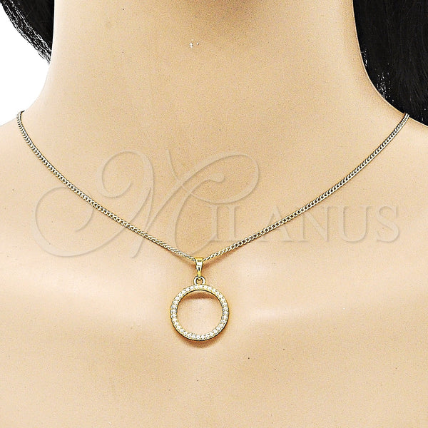 Gold Filled Ring — Earring and Pendant Adult Set with Ivory Pearl — alternate product view — SKU 151833 | Oro Laminado anillo — Earring and Pendant Adult Set with Ivory Pearl — SKU 151833