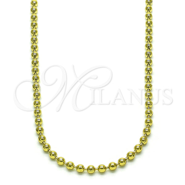 Gold Filled Necklace — Fancy Necklace Ball Design Polished 04. 03 MM — main product view — SKU 151881 | Oro Laminado collar — elegante Necklace Ball diseño pulido 04. 03 MM — SKU 151881