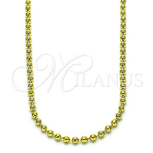 Gold Filled Necklace — Fancy Necklace Ball Design Polished 04. 03 MM — main product view — SKU 151881 | Oro Laminado collar — elegante Necklace Ball diseño pulido 04. 03 MM — SKU 151881