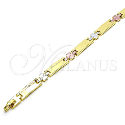 Gold-Filled Butterfly Bracelet 03.102.0060.08 — main product image — SKU 151917 | Pulsera de Oro Laminado 03.102.0060.08 — imagen principal del producto — SKU 151917