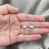 Sterling Silver Stud Earring, Ball Design, Polished, Silver Finish, 02.401.0055.09