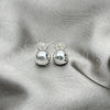 Sterling Silver Stud Earring, Ball Design, Polished, Silver Finish, 02.401.0055.09