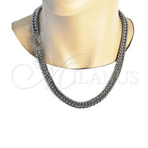 Stainless Steel Bracelet — Necklace and Bracelet Miami Cuban Design Polished Raw — main product view — SKU 151960 | Acero Inoxidable brazalete — Necklace and Bracelet Miami Cuban diseño pulido Raw — SKU 151960