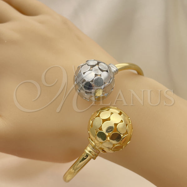 Gold Filled Jewelry — Individual Bangle Ball and Disco Design Polished Two — alternate product view — SKU 151968 | Oro Laminado joyería — Individual Bangle Ball and Disco diseño pulido Two — SKU 151968