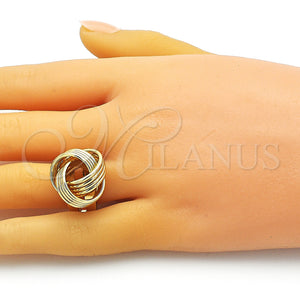 Gold Filled Ring — Elegant Ring Love Knot Design Polished 01. One — main product view — SKU 151972 | Oro Laminado anillo — Elegant Ring Love Knot diseño pulido 01. One — SKU 151972