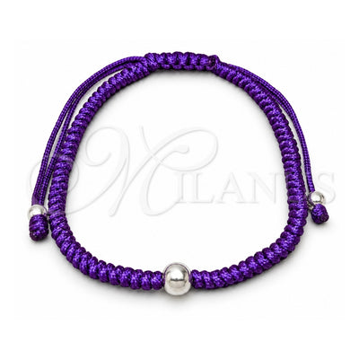 Sterling Silver Fancy Bracelet, Ball Design, Polished, Silver Finish, 03.401.0032.07 (7 Inches Length)