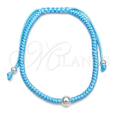 Sterling Silver Fancy Bracelet, Ball Design, Polished, Silver Finish, 03.401.0033.07 (7 Inches Length) for wholesale, main product view