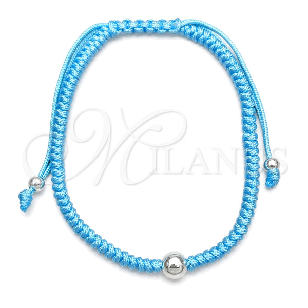 Sterling Silver Fancy Bracelet, Ball Design, Polished, Silver Finish, 03.401.0033.07 (7 Inches Length)
