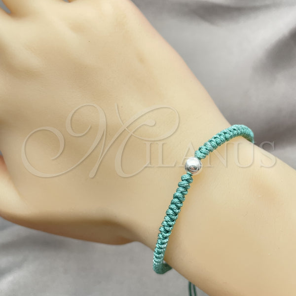 Sterling Silver Bracelet — Fancy Bracelet Ball Design Polished 03. 7 Inches — alternate product view — SKU 152036 | Plata 925 brazalete — elegante Bracelet Ball diseño pulido 03. 7 Inches — SKU 152036