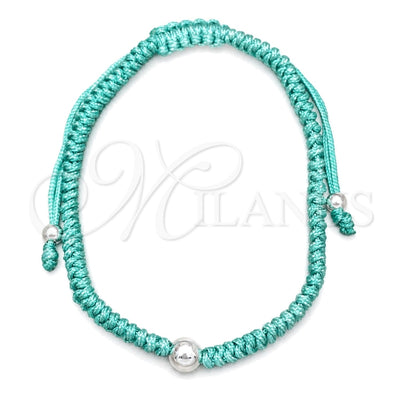 Sterling Silver Fancy Bracelet, Ball Design, Polished, Silver Finish, 03.401.0034.07 (7 Inches Length) for wholesale, main product view