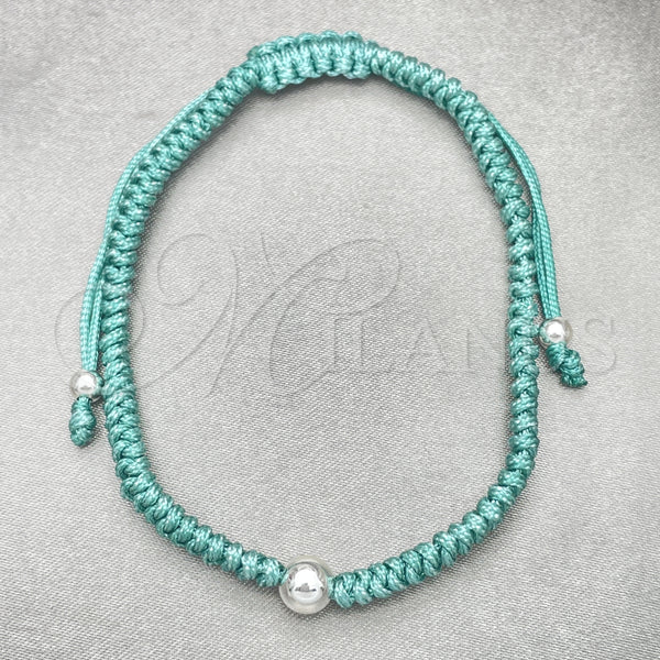 Sterling Silver Bracelet — Fancy Bracelet Ball Design Polished 03. 7 Inches — main product view — SKU 152036 | Plata 925 brazalete — elegante Bracelet Ball diseño pulido 03. 7 Inches — SKU 152036