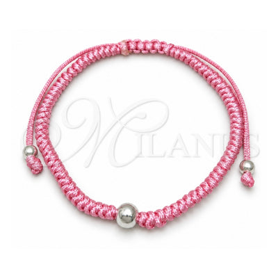 Sterling Silver Fancy Bracelet, Ball Design, Polished, Silver Finish, 03.401.0035.07 (7 Inches Length)