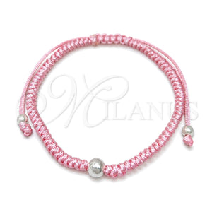 Sterling Silver Fancy Bracelet, Ball Design, Polished, Silver Finish, 03.401.0035.07 (7 Inches Length)