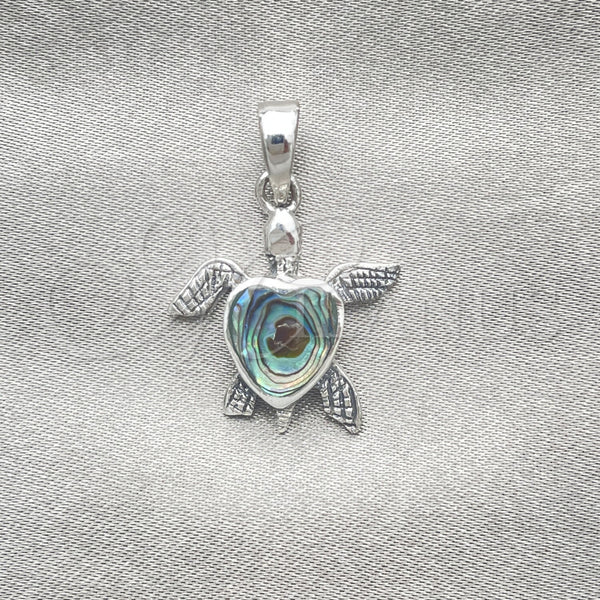 Sterling Silver Pendant — Fancy Pendant Turtle Design with Volcano Opal Polished — main product view — SKU 152091 | Plata 925 dije — elegante Pendant Turtle diseño with Volcano Opal pulido — SKU 152091
