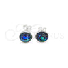 Sterling Silver Stud Earring, Ball Design, with Volcano Opal, Polished, Silver Finish, 02.410.0001.5 for wholesale, main product view