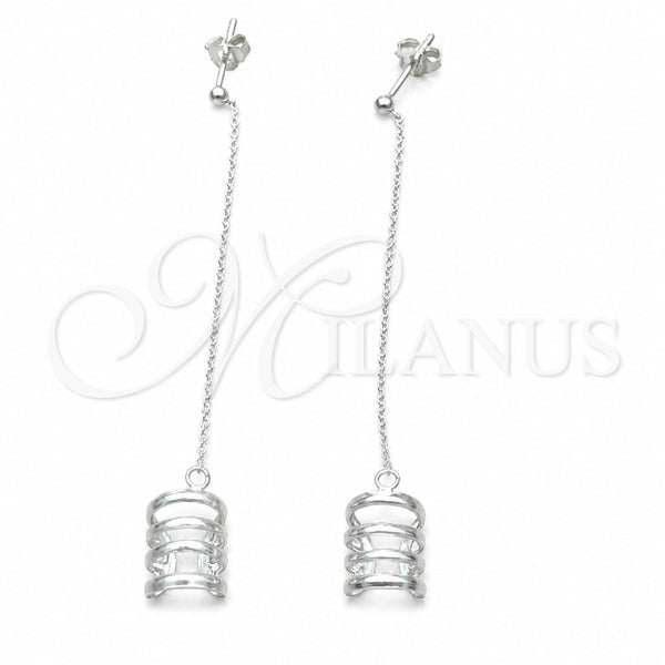 Sterling Silver Earcuff, Polished, Silver Finish, 02.407.0018