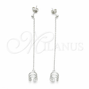 Sterling Silver Earcuff, Polished, Silver Finish, 02.407.0019
