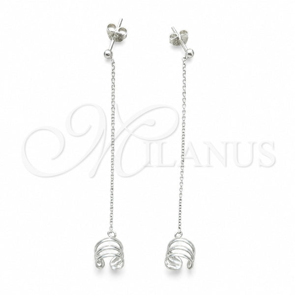 Sterling Silver Earcuff, Polished, Silver Finish, 02.407.0019