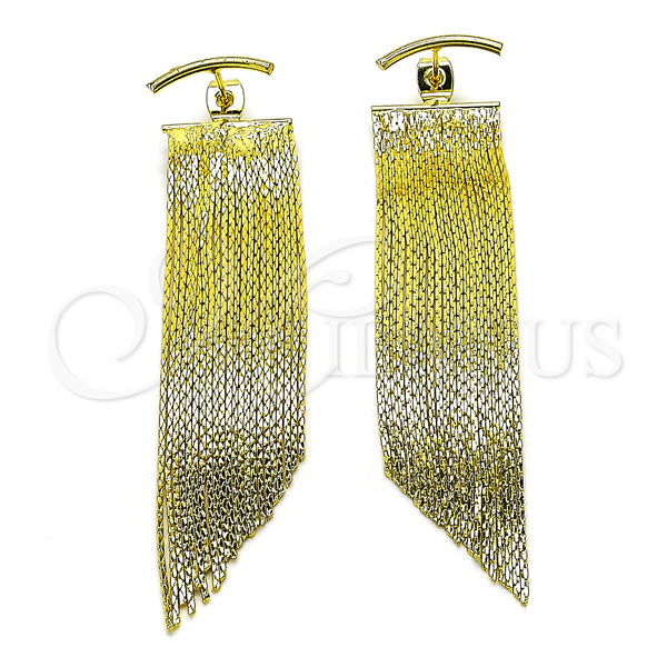 Gold Filled Ring — Long Earring Diamond Cutting 02. — main product view — SKU 152120 | Oro Laminado anillo — Long Earring Diamond Cutting 02. — SKU 152120
