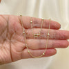 Oro Laminado Basic Necklace, Gold Filled Style Polished, Golden Finish, 04.213.0276.18 (01 MM Thickness, 18 Inches Length)