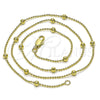 Oro Laminado Basic Necklace, Gold Filled Style Polished, Golden Finish, 04.213.0276.18 (01 MM Thickness, 18 Inches Length)
