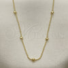 Oro Laminado Basic Necklace, Gold Filled Style Polished, Golden Finish, 04.213.0276.18 (01 MM Thickness, 18 Inches Length)