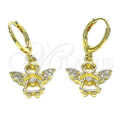 Gold Filled Gold-Filled Angel and Heart Earrings 02.253.0084 for wholesale, main product view