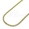 Oro Laminado Basic Necklace, Gold Filled Style Bismark Design, Polished, Golden Finish, 04.213.0262.24 (03 MM Thickness, 24 Inches Length)