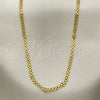 Oro Laminado Basic Necklace, Gold Filled Style Bismark Design, Polished, Golden Finish, 04.213.0262.24 (03 MM Thickness, 24 Inches Length)