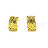 Gold Filled Ring — Stud Earring Polished 02. — alternate product view — SKU 152261 | Oro Laminado anillo — Stud Earring pulido 02. — SKU 152261