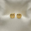 Gold Filled Ring — Stud Earring Polished 02. — alternate product view — SKU 152262 | Oro Laminado anillo — Stud Earring pulido 02. — SKU 152262