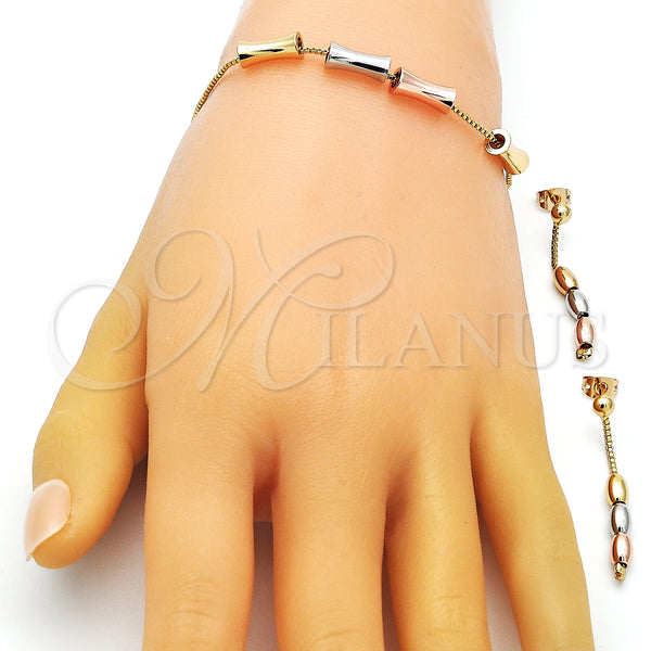 Gold Filled Ring — Necklace Bracelet and Earring Box and Bamboo Design — alternate product view — SKU 152312 | Oro Laminado anillo — Necklace Bracelet and Earring Box and Bamboo diseño — SKU 152312