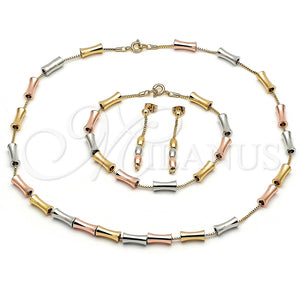Gold Filled Ring — Necklace Bracelet and Earring Box and Bamboo Design — main product view — SKU 152312 | Oro Laminado anillo — Necklace Bracelet and Earring Box and Bamboo diseño — SKU 152312