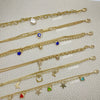 15 Double Bracelets Trendy ($6.67 each) for $100 Gold Layered