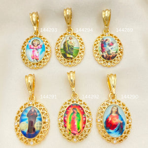 Gold Filled Pendant — 30 San Judas Pendants for $ $3.33ea ea — main product view — SKU 152446 | Oro Laminado dije — 30 San Judas Pendants for $ $3.33ea ea — SKU 152446