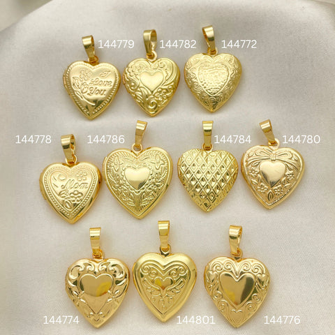30 Locket Relicarios Pendants Oro Laminado for $100 ($3.33ea) ea in Gold Layered