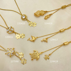 Gold Filled Necklace — 20 Tasso Necklaces Assorted in for $ $5.00ea — main product view — SKU 152460 | Oro Laminado collar — 20 Tasso Necklaces Assorted in for $ $5.00ea — SKU 152460