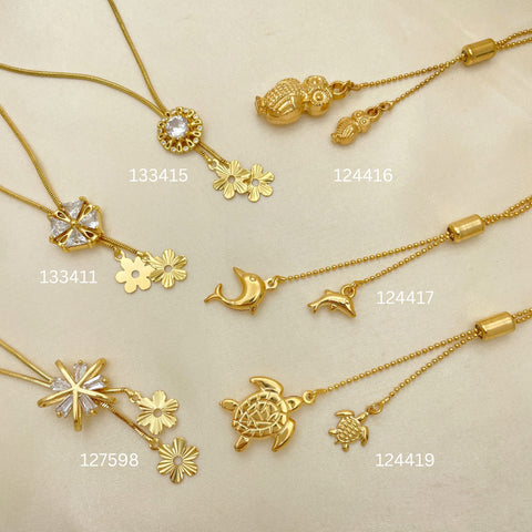 20 Tasso Necklaces Assorted in Oro Laminado for $100 ($5.00ea) ea in Gold Layered