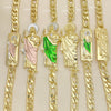 18 Religious San Judas Bracelets in Oro Laminado Assorted ($5.55 each) for $100 Gold Layered