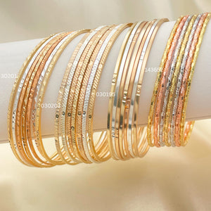 Gold Filled Jewelry — 20 Tricolor Semanarios in Assorted $5.00 each for — main product view — SKU 152542 | Oro Laminado joyería — 20 Tricolor Semanarios in Assorted $5.00 each for — SKU 152542